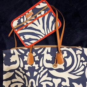 J McLaughlin Canvas Tote